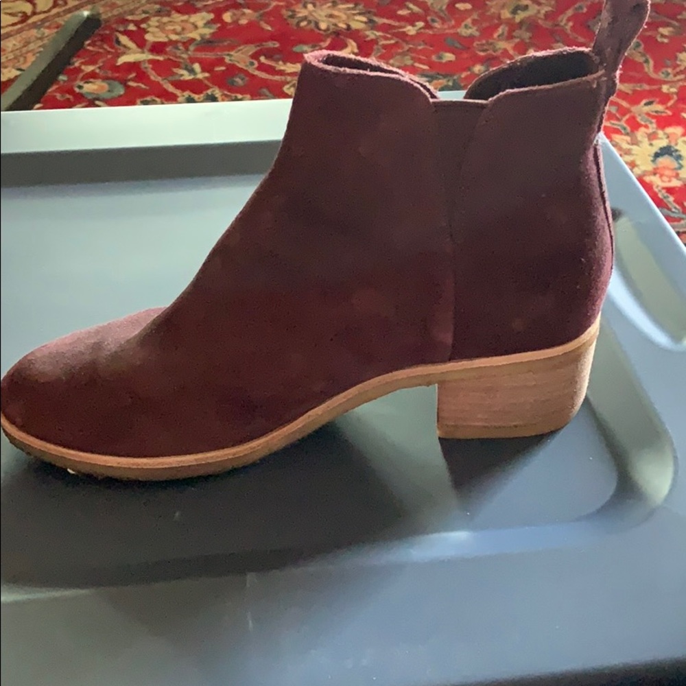 Clarks originals burgundy Chelsea boot - Picture 5 of 6